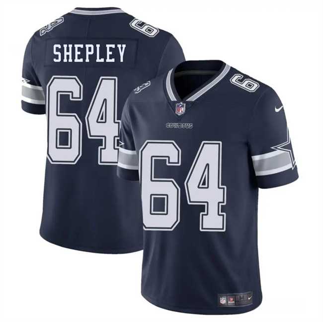Men & Women & Youth Dallas Cowboys #64 Dakoda Shepleys Navy Blue 2025 Vapor Untouchable Limited Stitched Jersey
